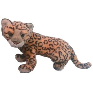 18" Avanti LEOPARD Plush Toy Jockline Italy Limited Edition 1989 Realistic Vtg